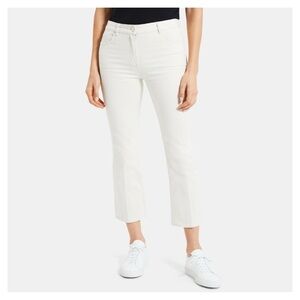 THEORY • Dyed Denim 5-Pocket Flare Jean in Ecru